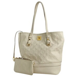 Louis Vuitton Citadines Shoulder Bag tote Empreinte Neige white